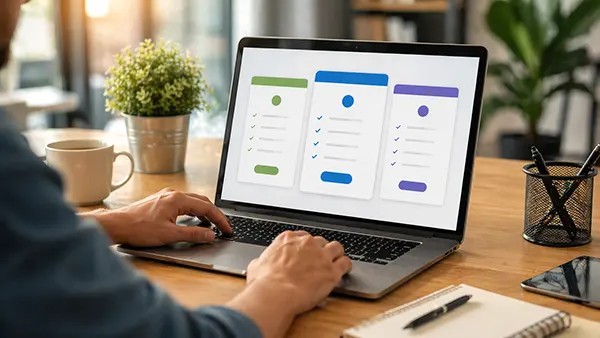 transparent pricing layout